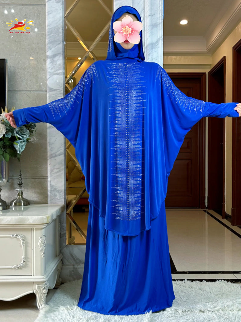 Hooded Hijab With the Long Skirt | Kaftan | Abaya