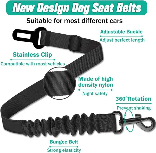 Car Dog Safety Buckle  Car Seat Belt For Pet