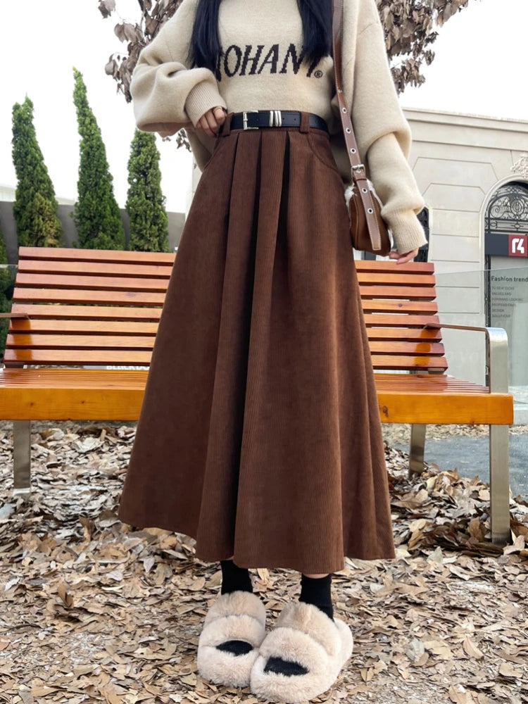 Mid Long Skirts for Womens