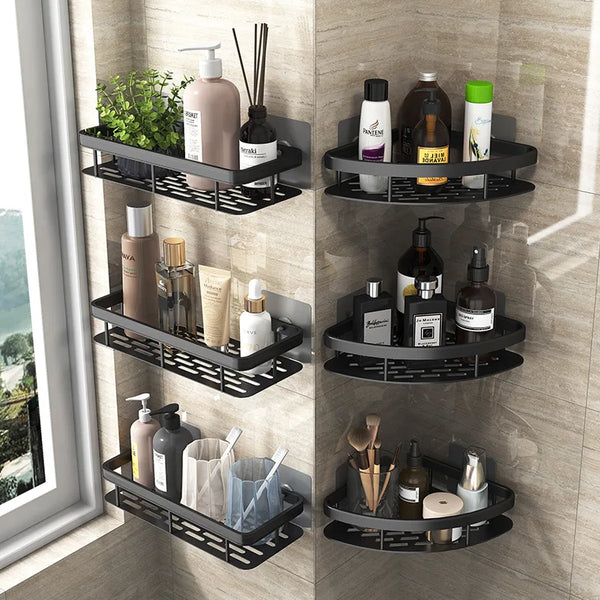 Bathroom Shelf Makeup Storage Organizer