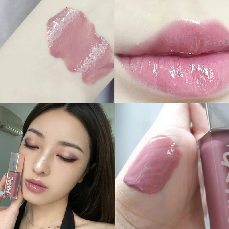 High Shine Lip Gloss Glitter Moisturizing  Long Lasting Liquid Lipstick