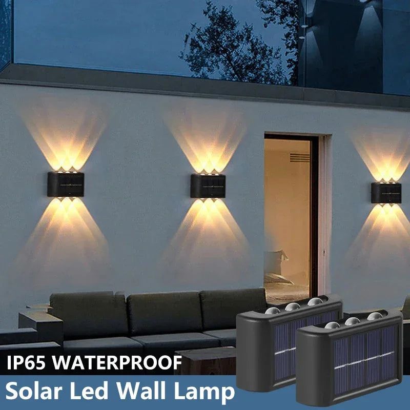 Waterproof Solar Powered Light UP and Down Illuminate