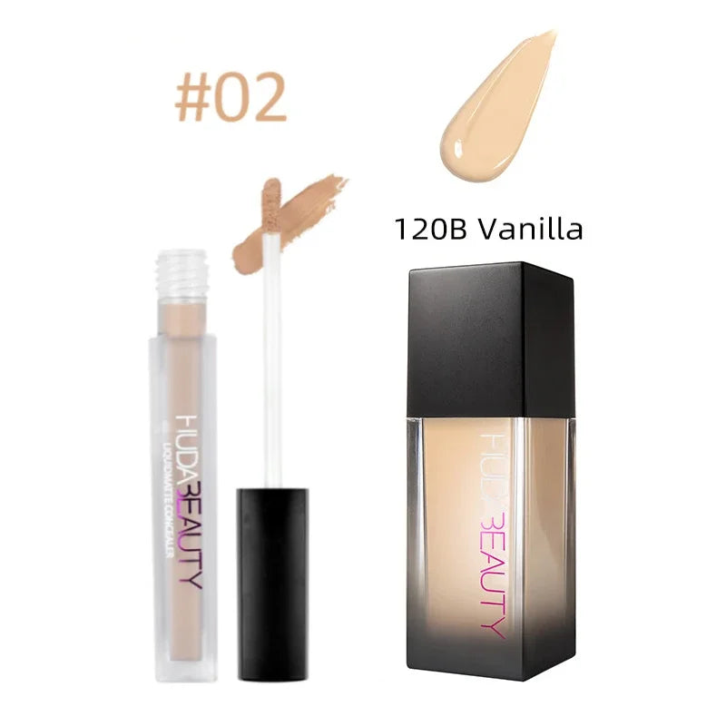 Flawless Liquid Foundation Facial Makeup  Breathable Cosmetics