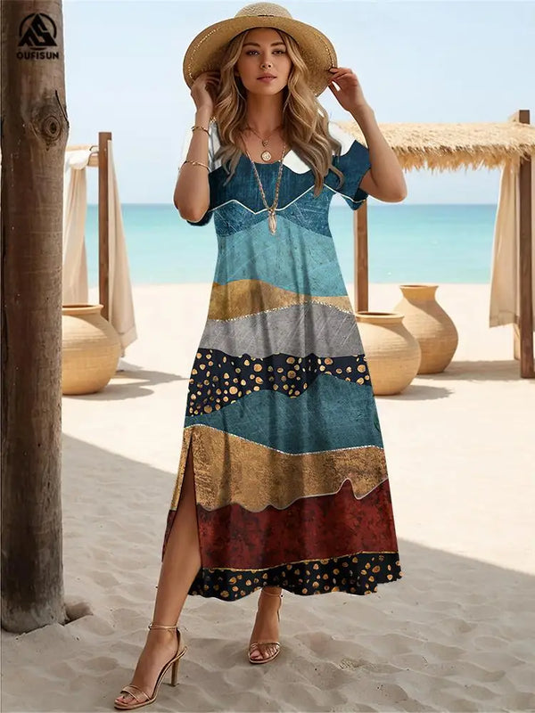 women's knee-length Summer dress | Beachwear