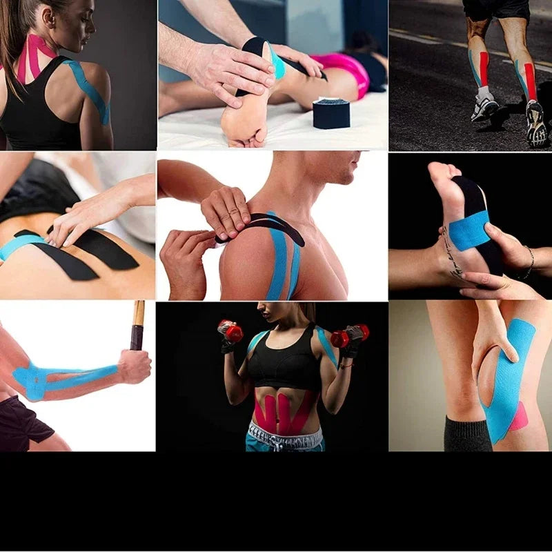 Sports Kinesio Tape Muscle Kinesiology Elastic Knee Pain Relief