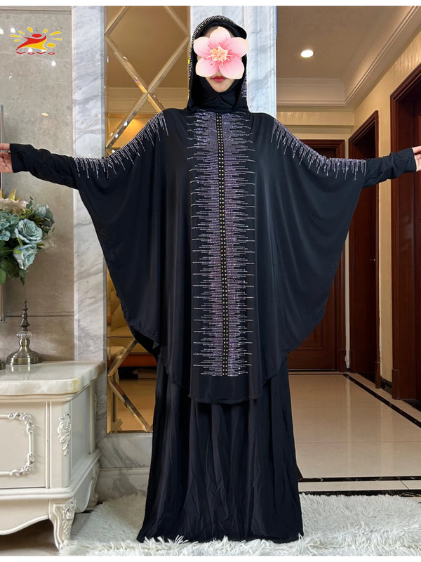 Hooded Hijab With the Long Skirt | Kaftan | Abaya