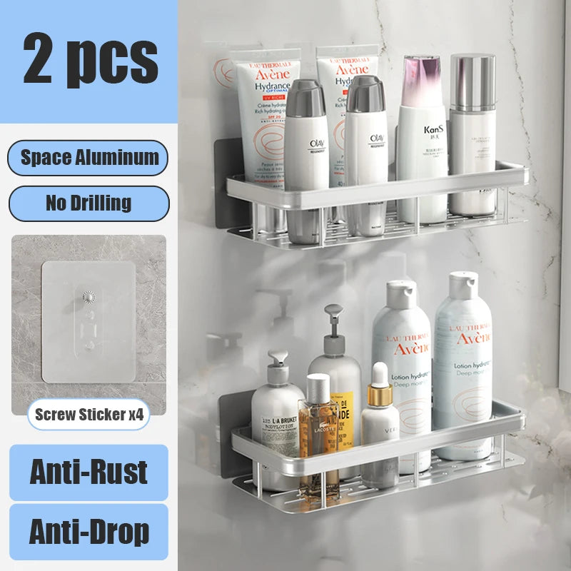 Bathroom Shelf Makeup Storage Organizer