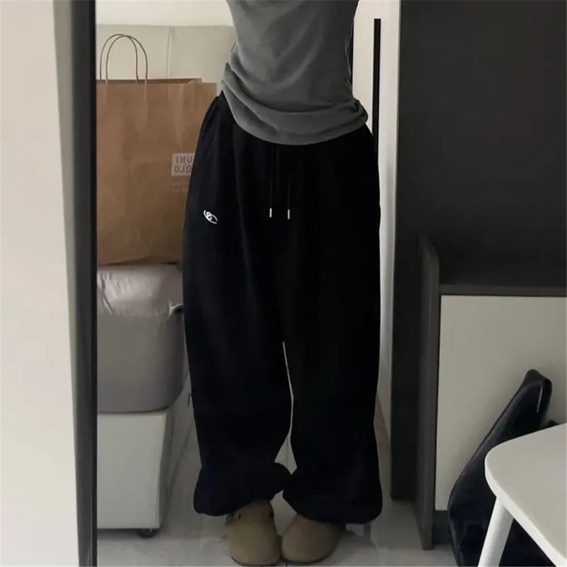 Gray Oversize Style Loose Sweatpant