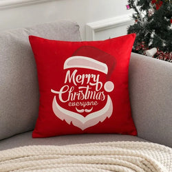 Christmas cartoon pillow cover