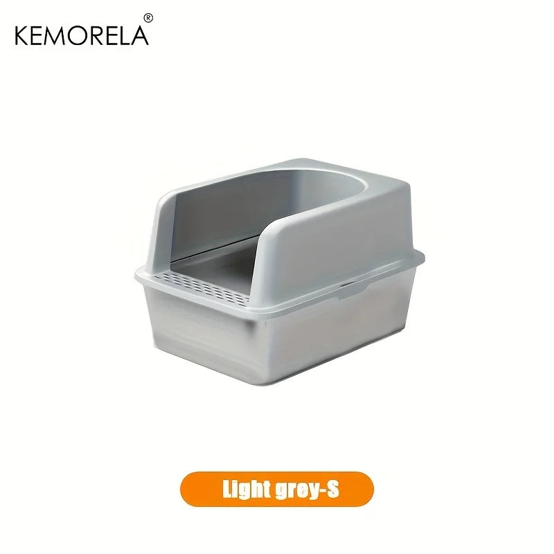 Stainless Steel Litter Box With Lid