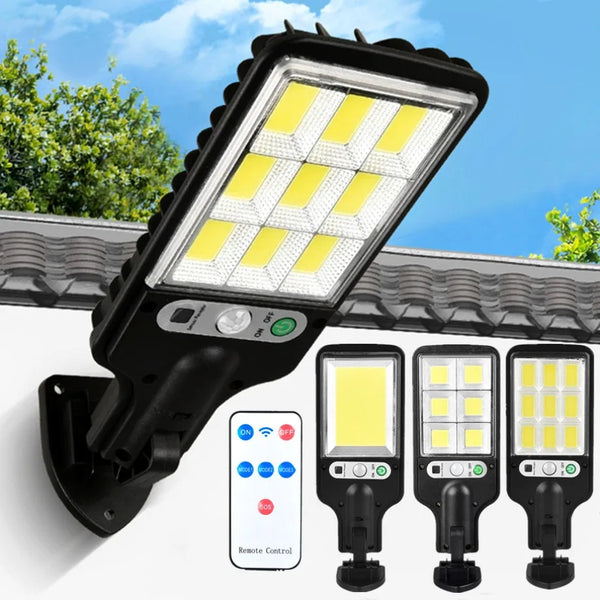 LED Solar Outdoor Remote Control Street Lighting