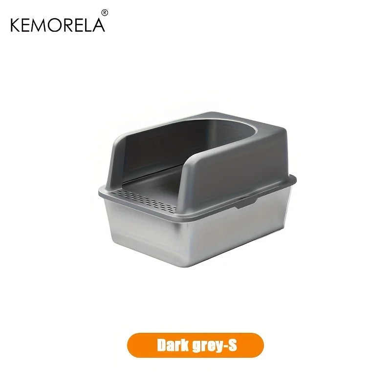 Stainless Steel Litter Box With Lid