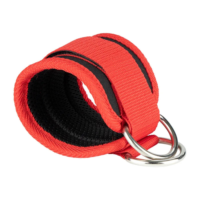 Gym Ankle Straps Double D-Ring Adjustable Neoprene