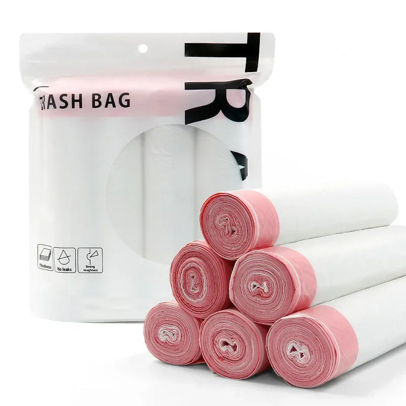 Disposable Trash Bags with Drawstrings for Home