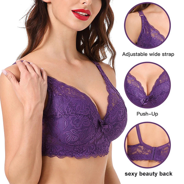 plus size undewire adjustable bra