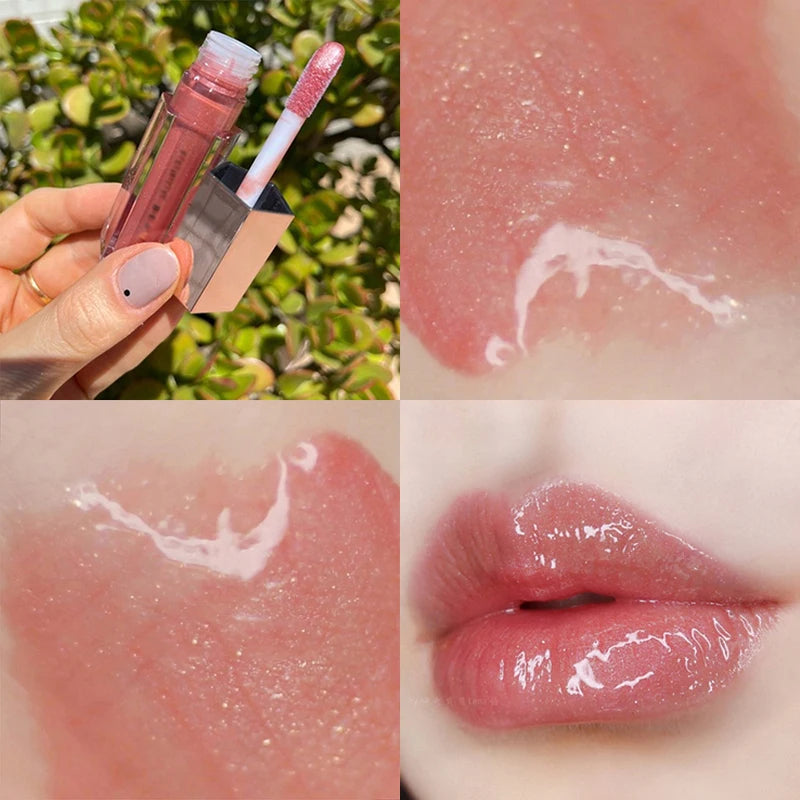 High Shine Lip Gloss Glitter Moisturizing  Long Lasting Liquid Lipstick