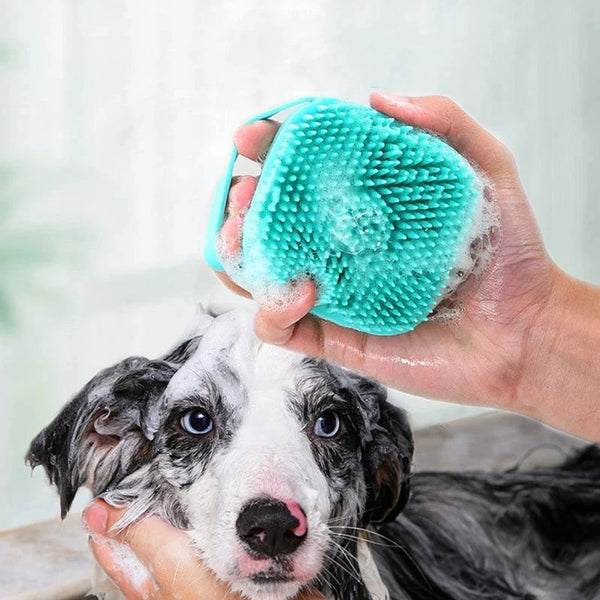 Pet Bathing Brush Soft Silicone Massager