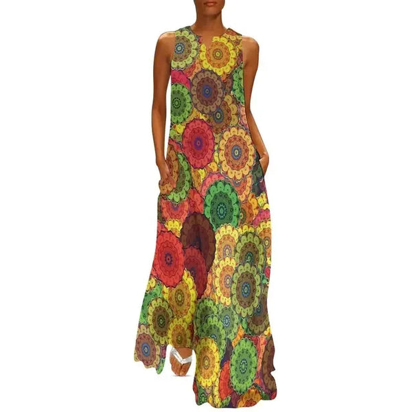 Flower Power Women Dress Summer