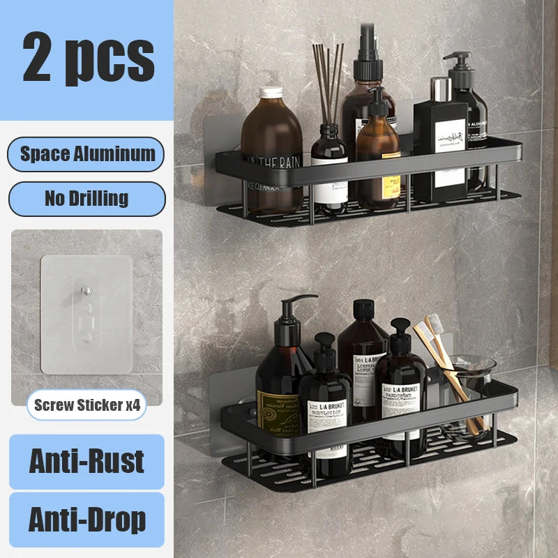 Bathroom Shelf Makeup Storage Organizer