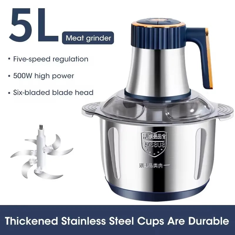 Electric Meat Grinders  Chopper Kitchen Blenders