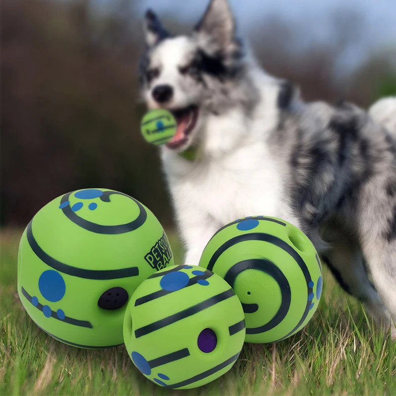 Dog Toy Wobble Wag Giggle Ball