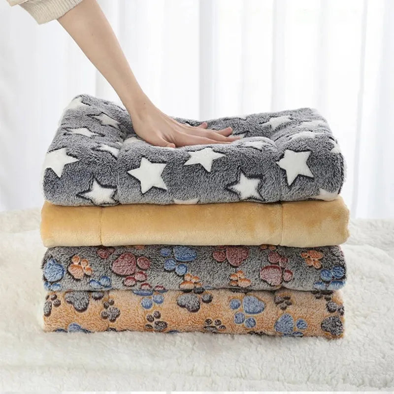 Flannel Pet Sleeping Mat Dog Bed Cat Litter Puppy Bed