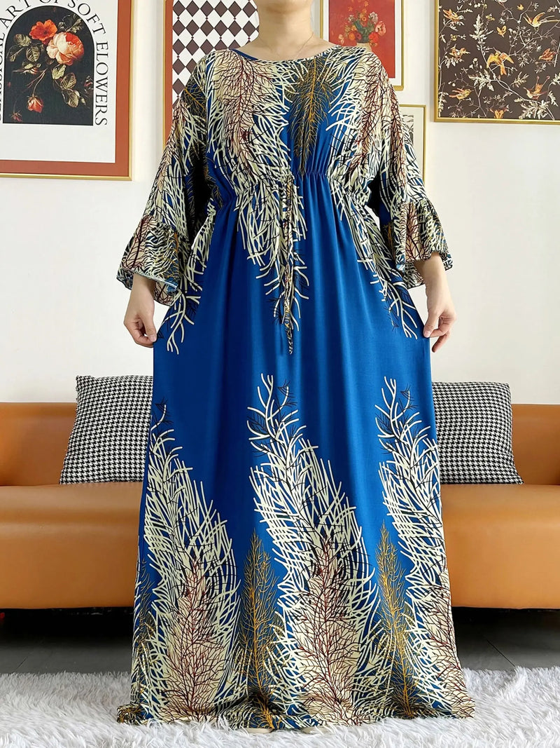 Long Sleeve Dashiki Dress|  Femme Arabia Amira