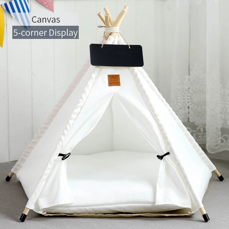 Pet Teepee Tent for Cats and Dogs