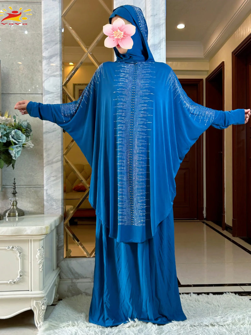 Hooded Hijab With the Long Skirt | Kaftan | Abaya