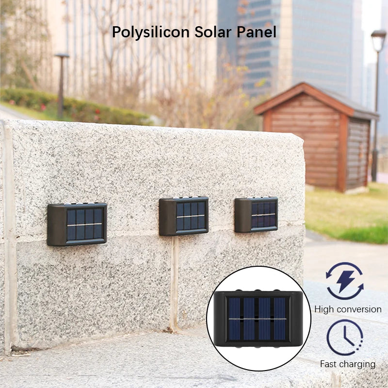 Solar Lights, Outdoor Atmosphere Wall Lamp