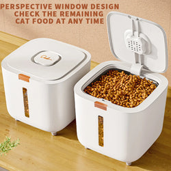 Pet food storage cat food dog food barrel