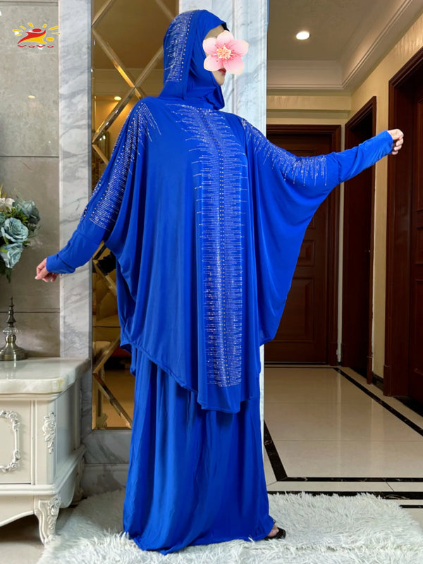 Hooded Hijab With the Long Skirt | Kaftan | Abaya