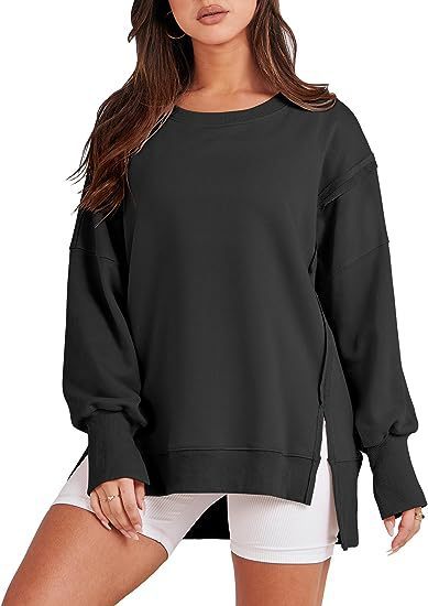 Solid Oversized Sweatshirt | Pullover Hoodies