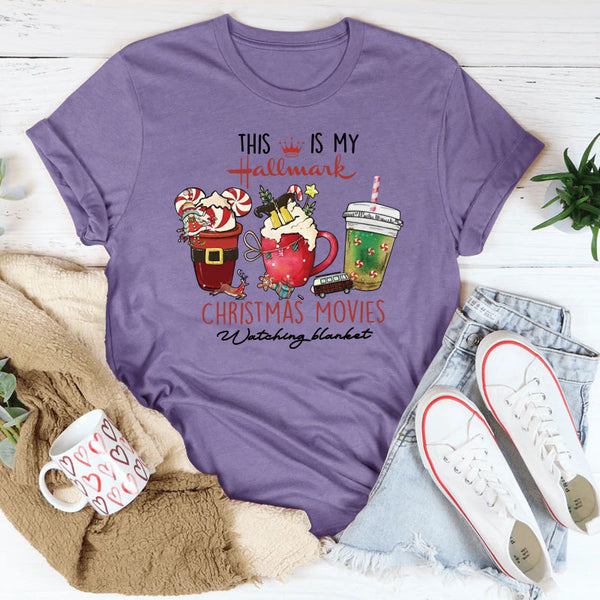 This Is My Hallmark Letter Christmas Crewneck T-Shirt Women